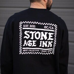 STONE AGE INK Punk pullover sweatshirt - Unisex fitted fleece